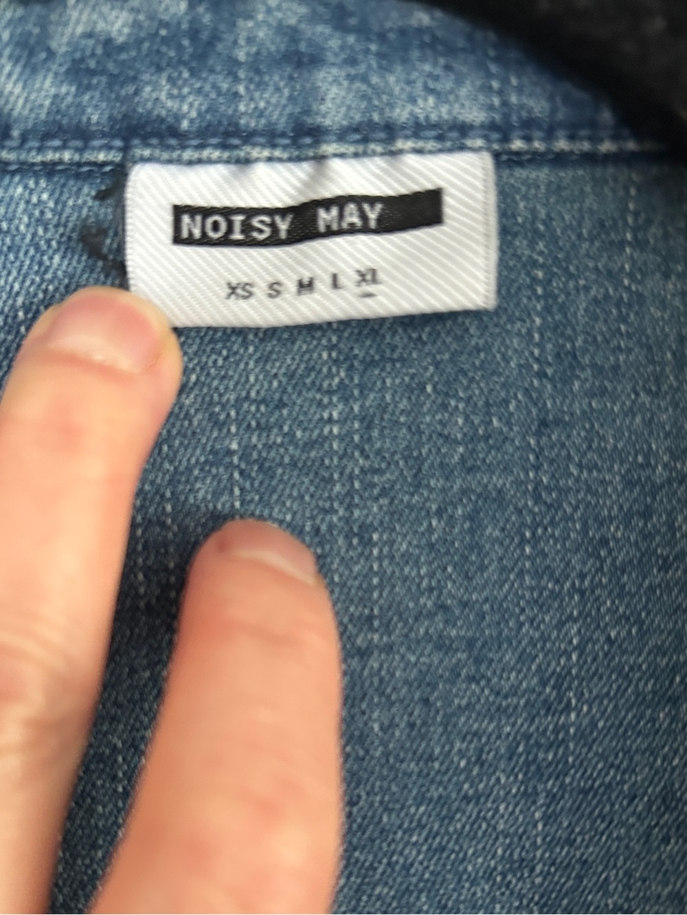 Noisy May joy short-sleeve denim dress - Picture 8 of 8